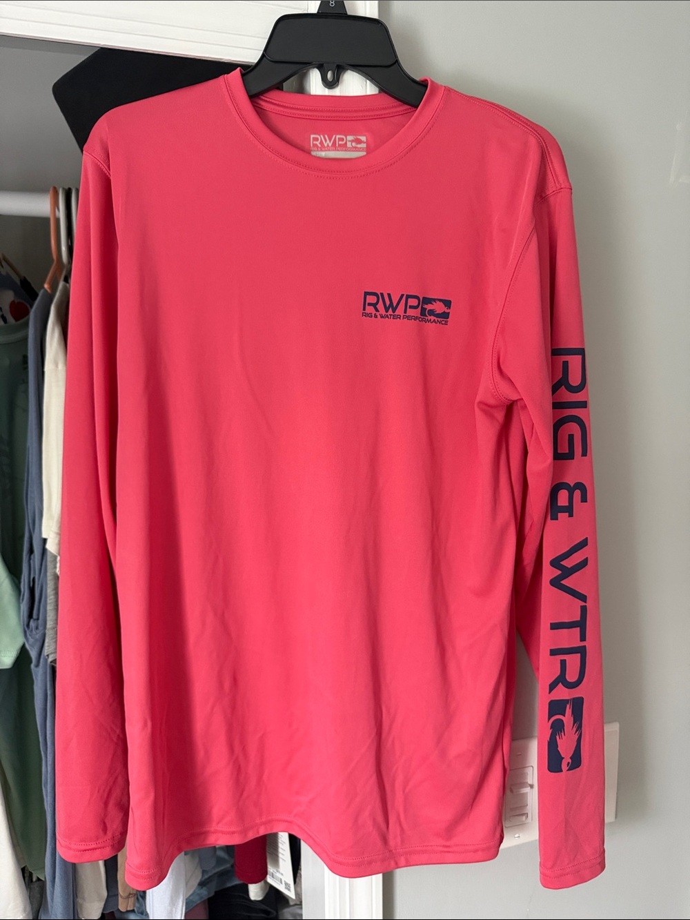 Performance Long-Sleeve Shirt - Coral Pink